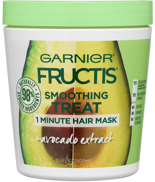 Garnier Fructis Smoothing Treat 1 Minute Hair Mask + Avocado Extract 400ml